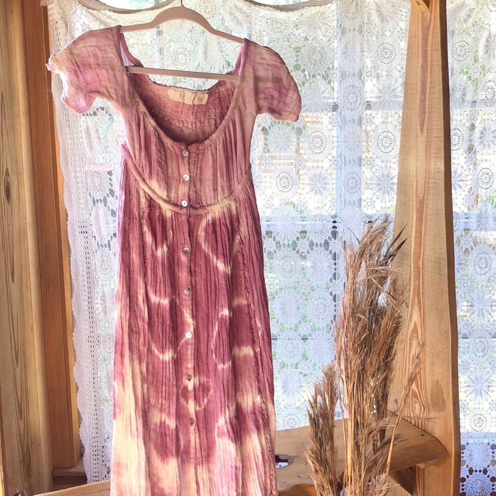 boho maxi jens pirate booty dress